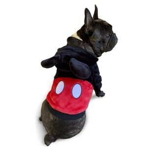 Pet Disney I Am Mickey Fuzzy Fleece Hoodie, XL